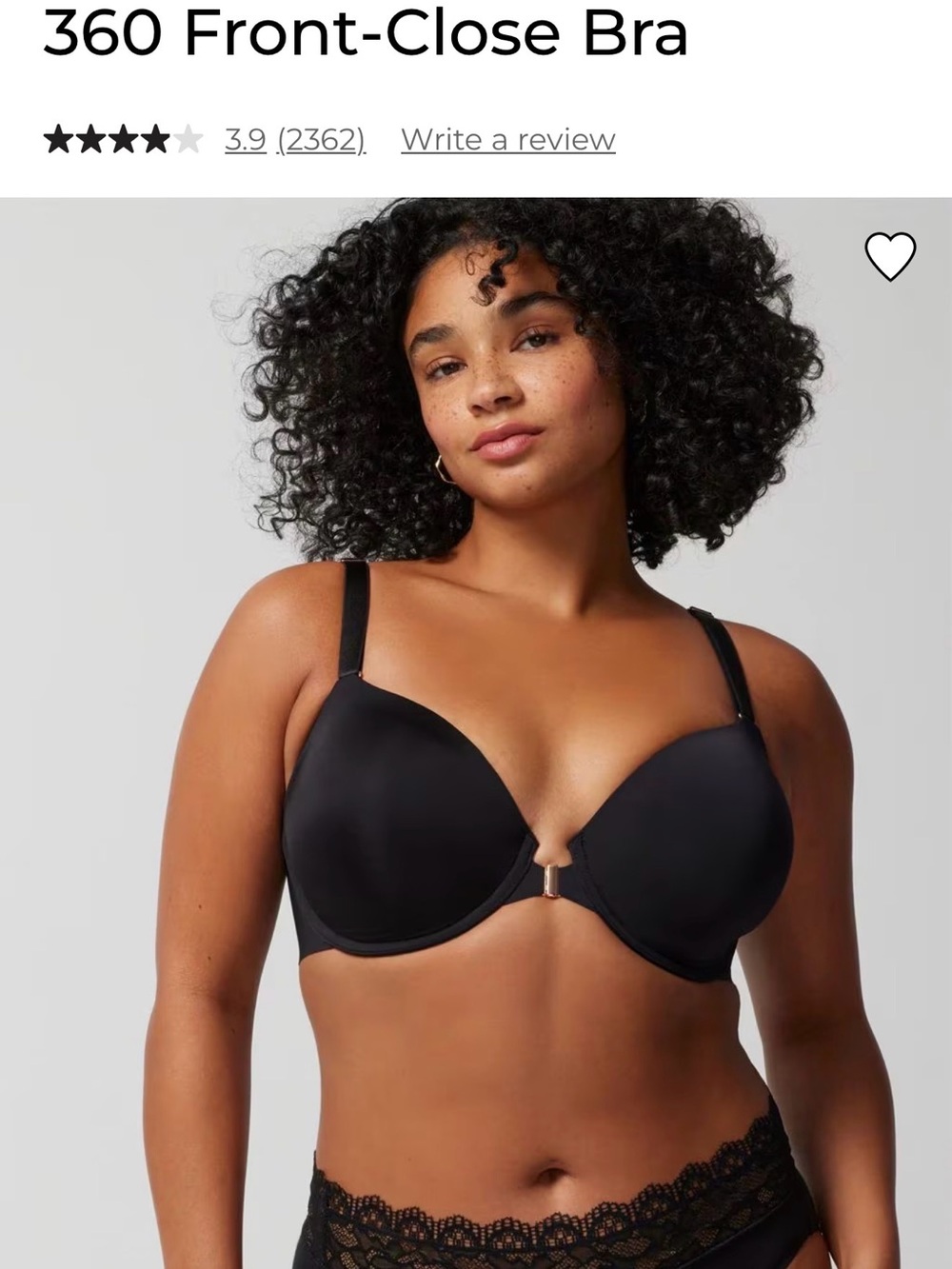 Soma 2 bras Front closure size 40C both NEW Perfect Coverage Black & Warm Amber